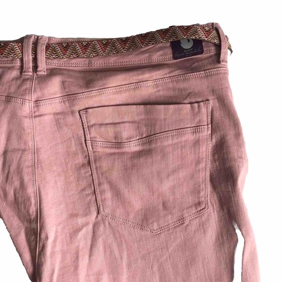 NWT Gloria Vanderbilt Womens Skimmer Capris Pink Sasha 16 All Around Slimming - Picture 6 of 10